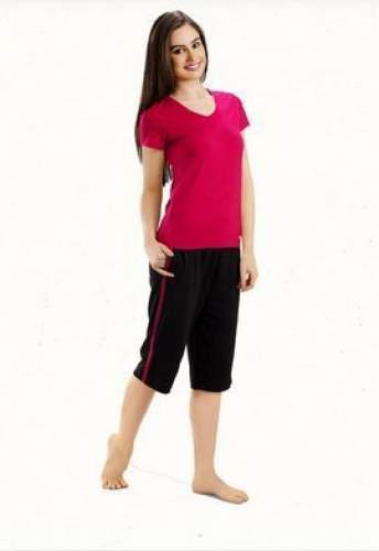 Fancy v Neck Cotton T shirt