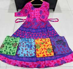 Cotton Jaipuri Printed Middy Dress