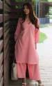 Cotton Slub Plain Regular Wear Kurti Pant Set thumb 2