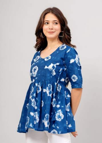 Fancy Tunic Printed Top For Women