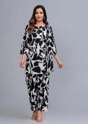 Long Printed Co Ord Set For Women