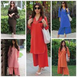 New Collection Plain Cotton Slub Co Ord Set