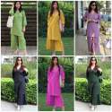 New Collection Plain Cotton Slub Co Ord Set thumb 1