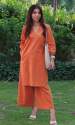 New Collection Plain Cotton Slub Co Ord Set thumb 3