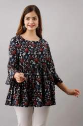 New Collection Rayon Short Tunic Top