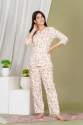 Trendy Cotton Printed Night Suit For Women thumb 4