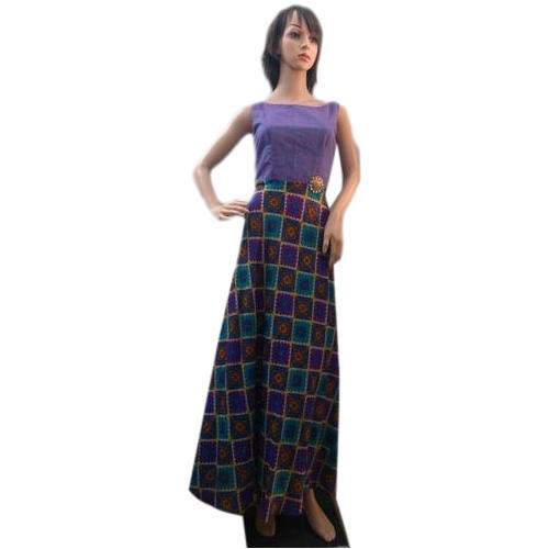 Exclusive Designer Sleeveleless Ladies Long Dress by Livewave Commercial Private Limited