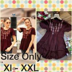 Embroidered Cotton Crop Top 