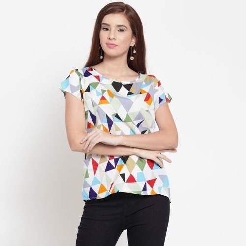 Printed Casual wear Ladies T shirt  by Phalin Impex Private Limited