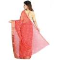 Designer Printed Chiffon Bandhani Sarees thumb 1