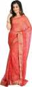 Designer Printed Chiffon Bandhani Sarees thumb 2