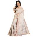 Exclusive Embroidered Georgette Silk Blend Saree