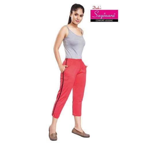 Sayonara Peach Plain Capri by Dadu Textiles LLP