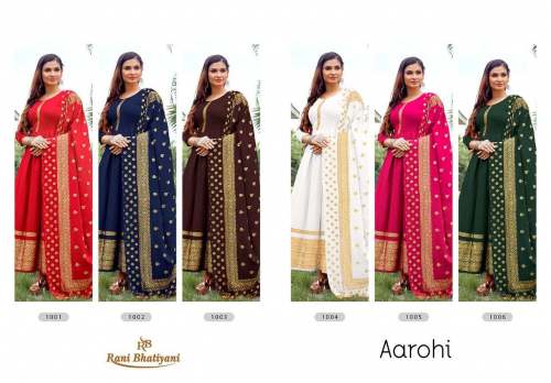 AAROHI VOL 1 Kurti Dupatta Set by Rani Bhatiyani by Krishna Creation