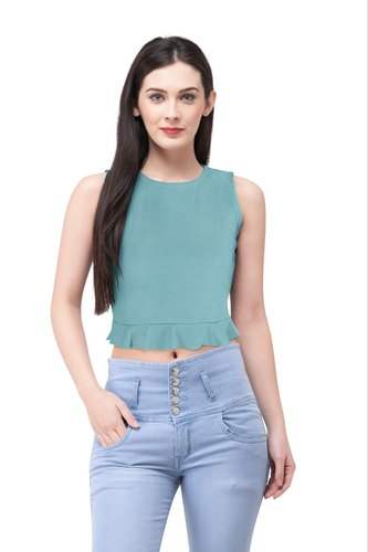Girls Stylish Crop Top by SHIV BHAVANI FASHION
