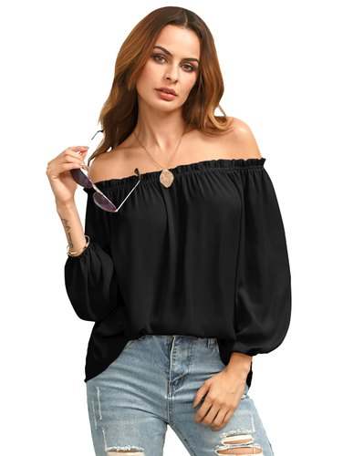 Girls Trendy Off Shoulder Top by SHIV BHAVANI FASHION