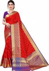 Get Banarasi Jacquard Saree At Wholesale Price