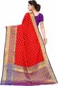 Get Banarasi Jacquard Saree At Wholesale Price thumb 2