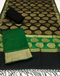 Fancy cotton Dress with banarasi duppata 