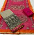work-dress-material-with-printed-dupatta