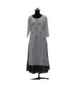 functional-wear-gray-rayon-kurti-with-skirt-set
