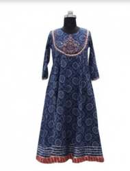 Stylish Cotton Bandhani Print Kurti 