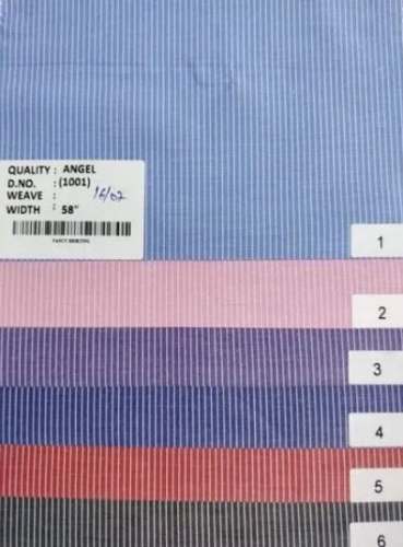 Pc Lining Pattern Shirting Fabric  by Monga Synthetics Private Limited