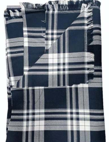 GSM 220 Pure Cotton Check twill Fabric 