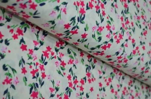 58-60 Cotton Printed Fabric  by Sole Delight (Essence Of India)