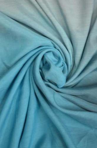 Shaded Blue Muslin Silk fabric by Sole Delight (Essence Of India)