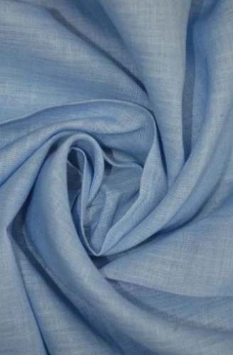 Sky Blue Pure Linen fabric  by Sole Delight (Essence Of India)