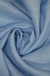 Sky Blue Pure Linen fabric 