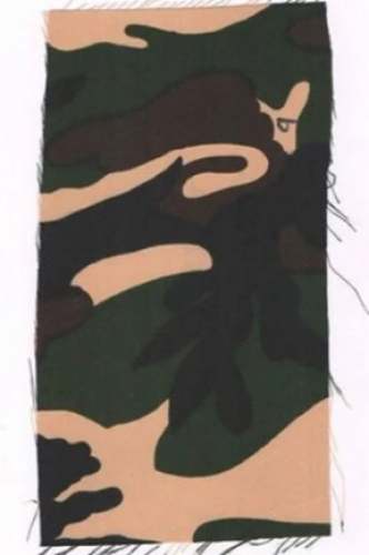 Army Printed Camouflage Fabric by Mango Fashion