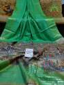 Fancy Tussar Madhubani Silk Saree thumb 1