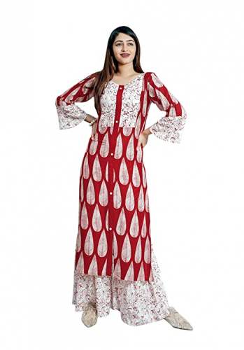 Buy Dheylu Creation Brand Kurti Palazzo Set  by Dheylu Creation