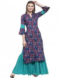 Get Dheylu Creation Brand Kurti Palazzo Set 
