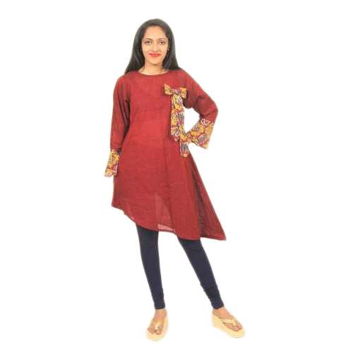 Fancy Up n down Cotton Kurti by Sanvi Apparels