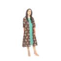 Regular wear Jacket Style Cotton Kurti 