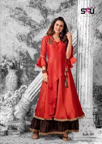 Party wear Anarkali Flared Kurti  by Zoyas Fashion Hub