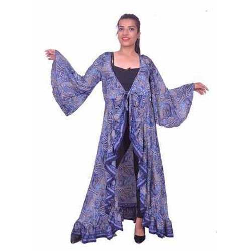 Printed Kaftan Style Kimono by Kingcreato Exports