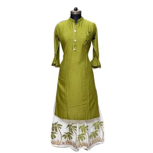 Fully Stitched Kurti With Skirt by Easyonline