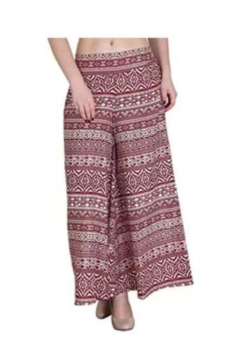 Casual wear Printed Palazzo Pant by Moon Touch Fabric