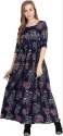 flowery-printed-blue-ghera-kurti