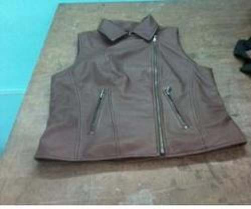Mens leather Waist Coat 