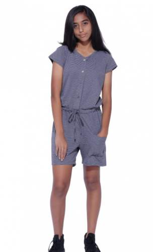 Regular Wear Girls Jumpsuit  by Genzee