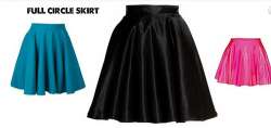 Flared Short Skirts