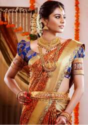 Pure Indian wedding wear Silk Saree