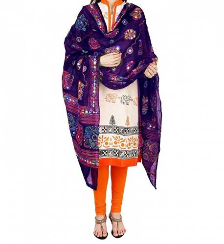 Buy sunrise paridhan Brand Phulkari Cotton Dupata 