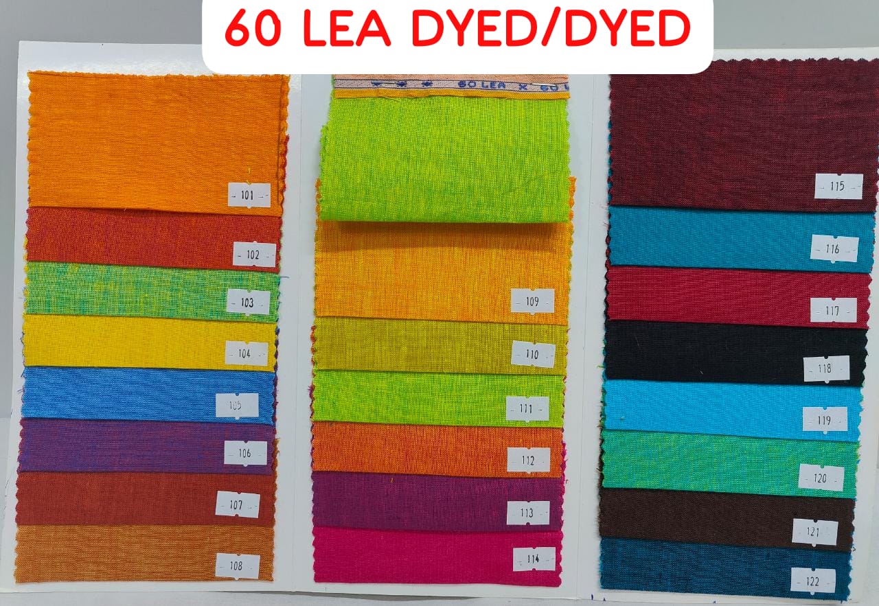 60 LEA DYED/DYED LINEN SHIRTING FABRIC