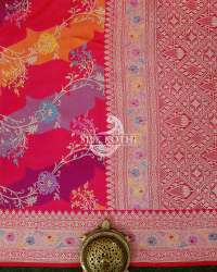 Handloom Katan Silk Banarasi Kadhwa Saree 